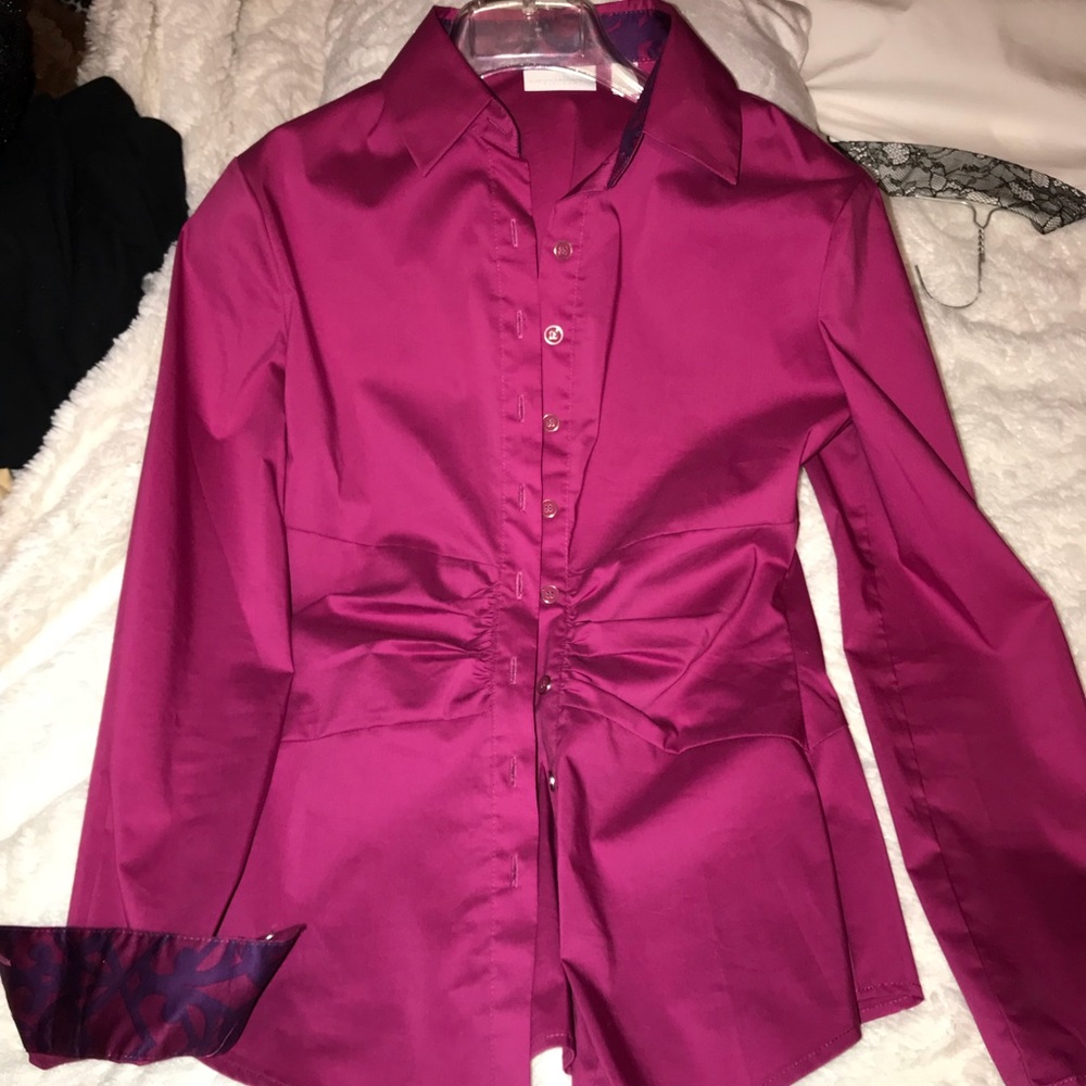 Fusia pink dress up shirt
